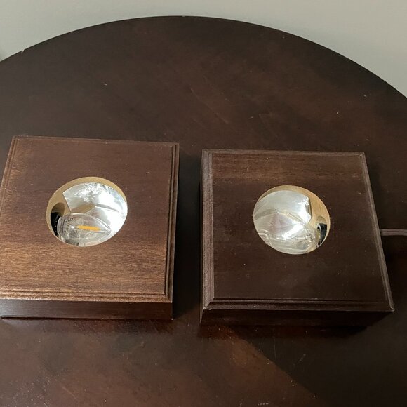 Light Stands Wood Illumination Display Boxes (2) - Picture 5 of 5